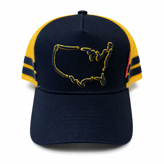 US Map Trucker Hat JERGHATS