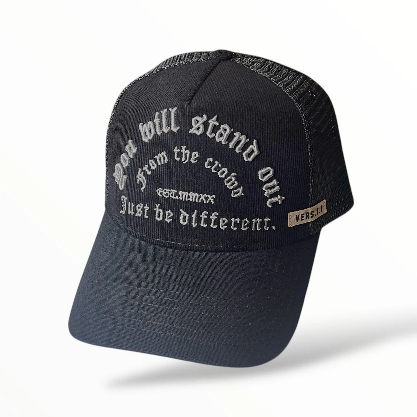 Dark Trucker Hat J.B.D. 1.1 - Just Be Different. JERGHATS