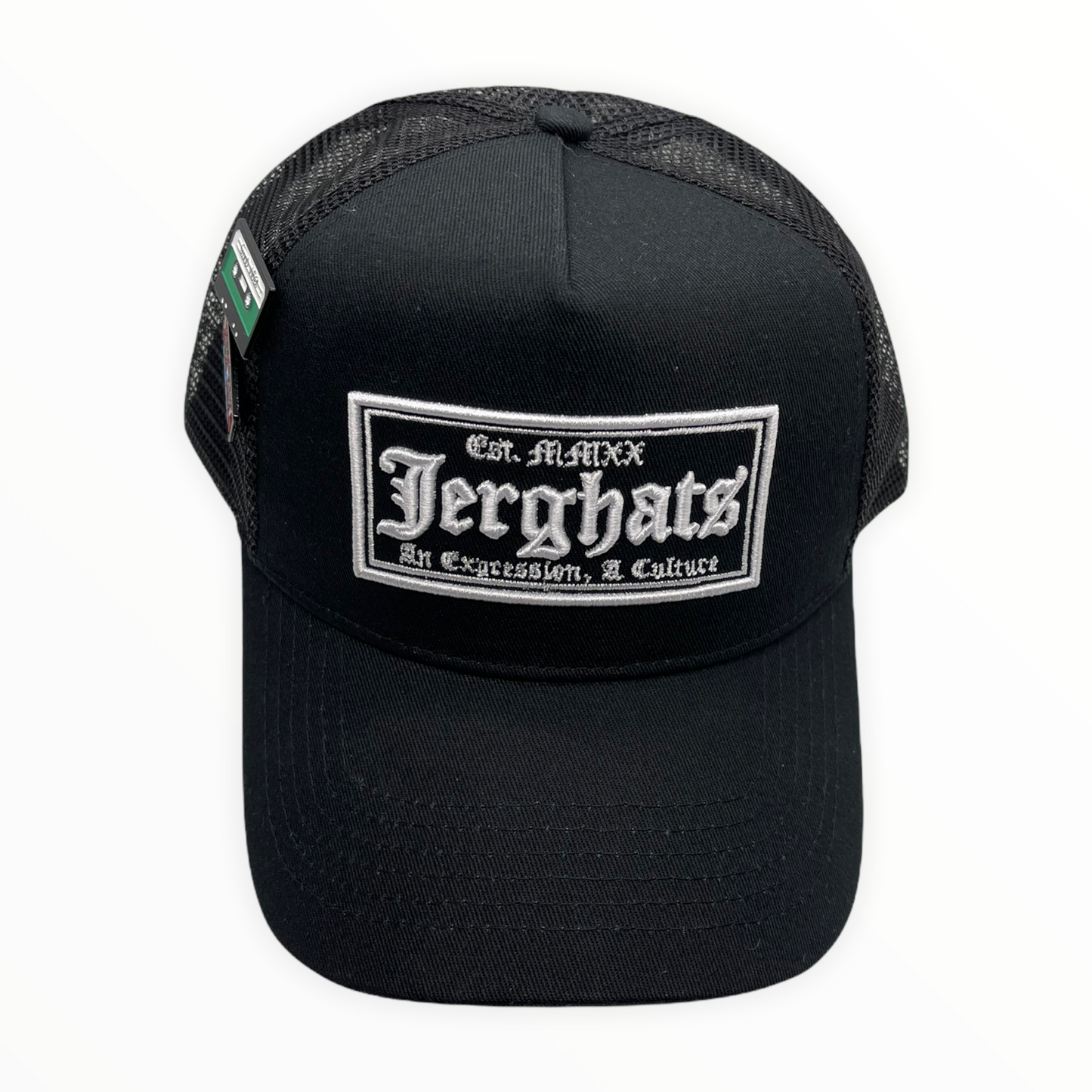 Jerghats Square Trucker Hat w/pins