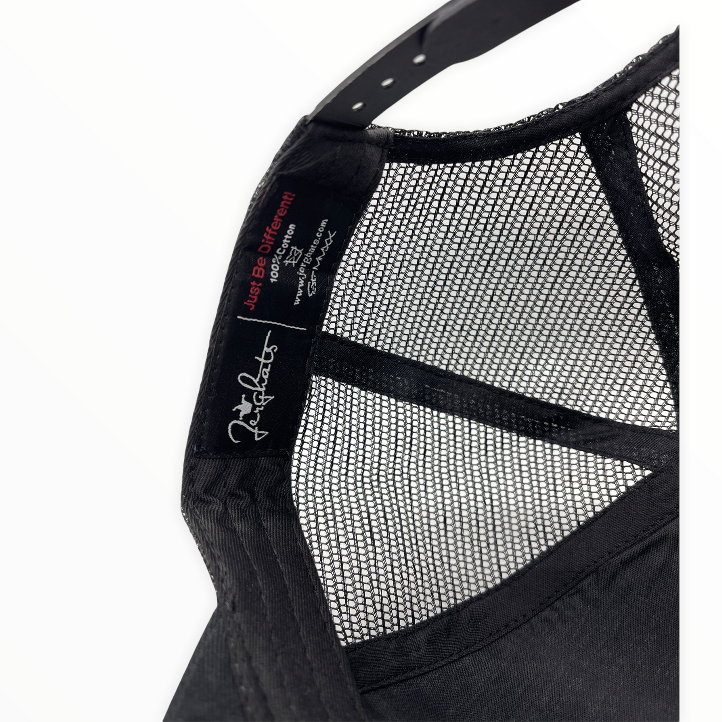 Jerghats Square Trucker Hat w/pins