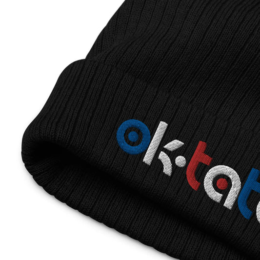 Ok Tato Ribbed customized knit beanie JERGHATS