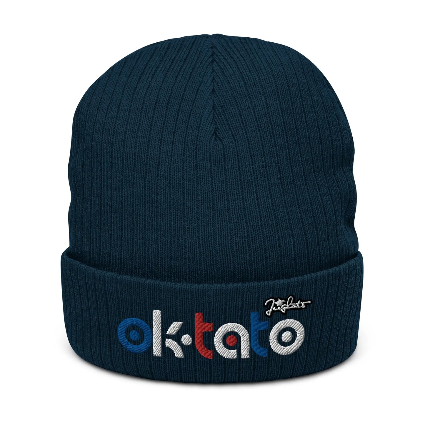 Ok Tato Ribbed customized knit beanie JERGHATS