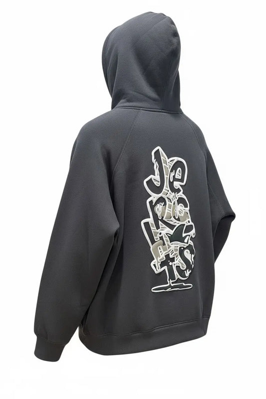 Puff Edge Design Hoodie JERGHATS