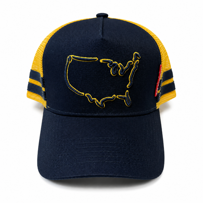 US Map Trucker Hat JERGHATS