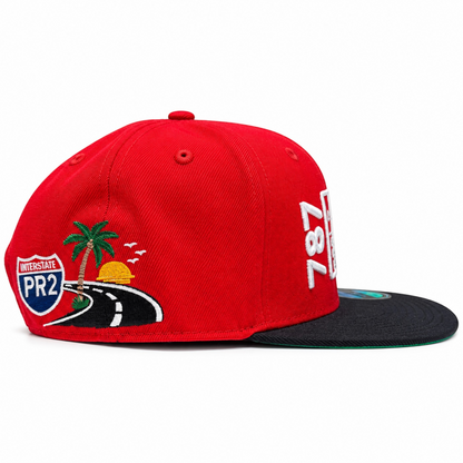 Puerto Rico 787 Dominoes Snapback | PR2 Edition