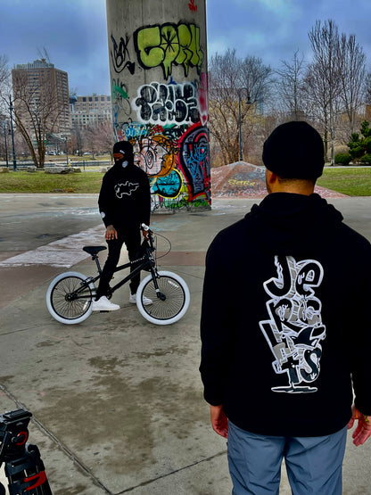 Puff Edge Design Hoodie