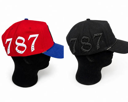 PuerTO RiCO 5 Panel SnapBack Hat JERGHATS