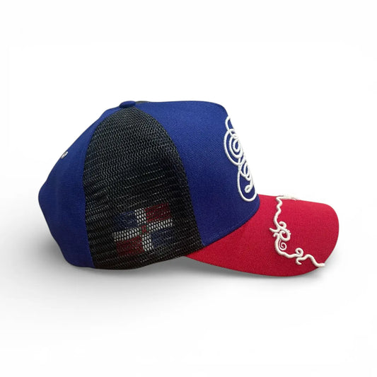 Hidden behind mesh design Rep Dom Trucker Hat • Partial Hidden Panel Edition B&R JERGHATS