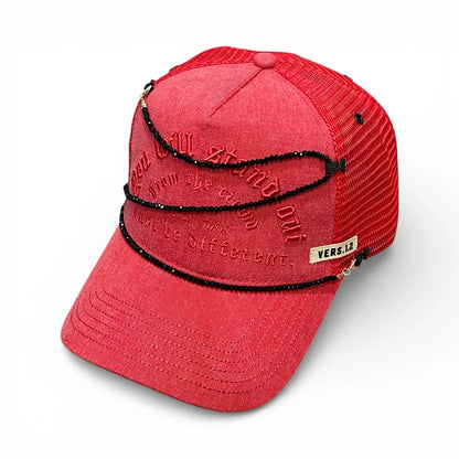 Just be Different Red Dusk JBD V1.2 Removable Shiny Cord JERGHATS