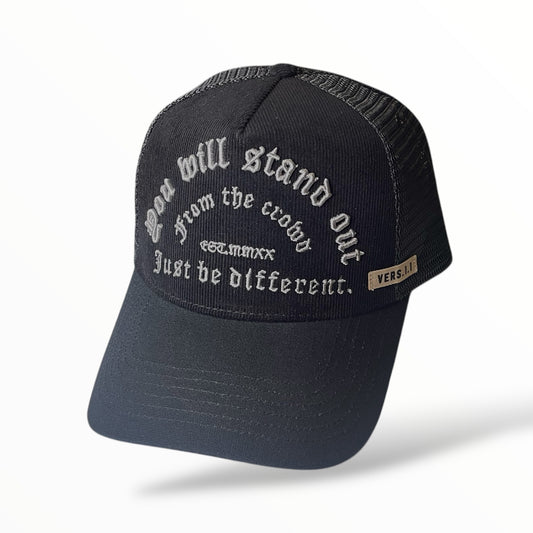 Dark Trucker Hat J.B.D. 1.1 - Just Be Different.