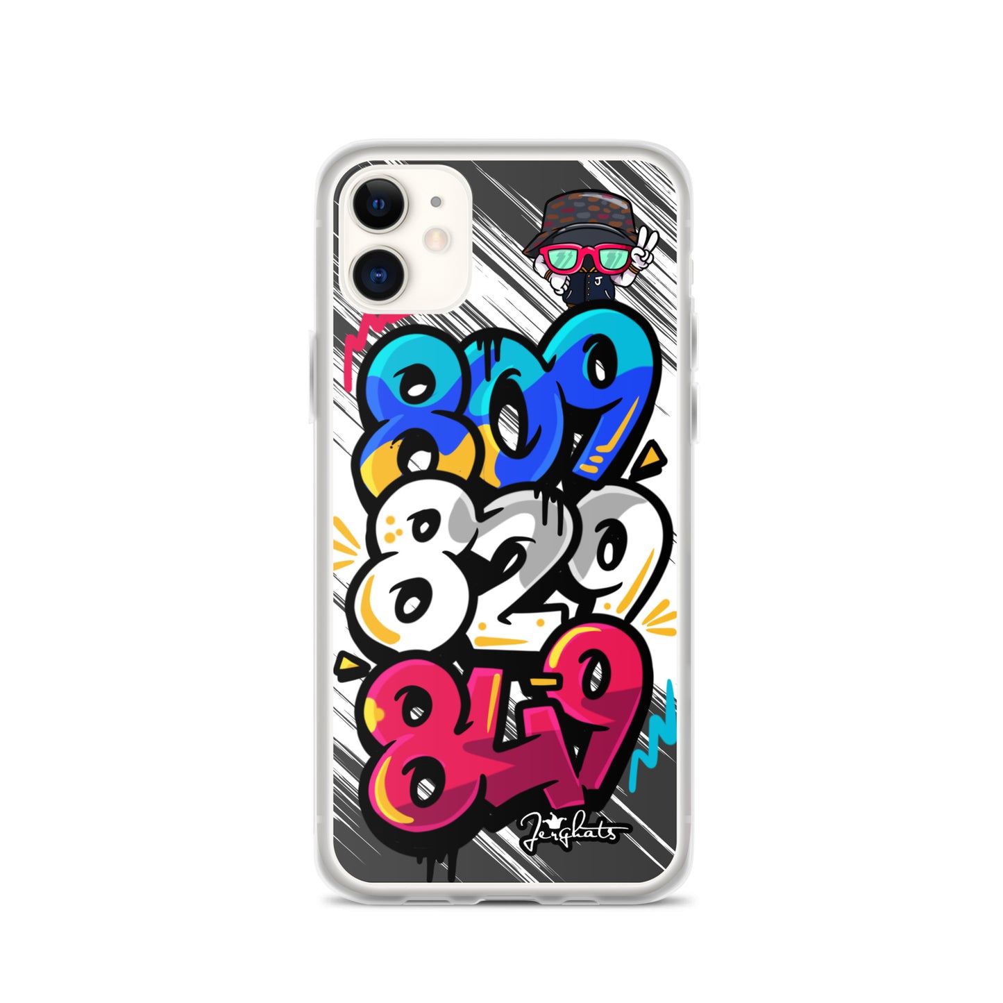 DR Area Code Clear Case for iPhone®