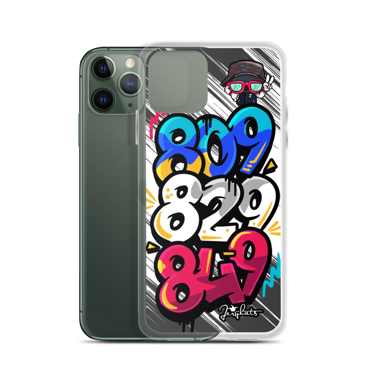 DR Area Code Clear Case for iPhone®