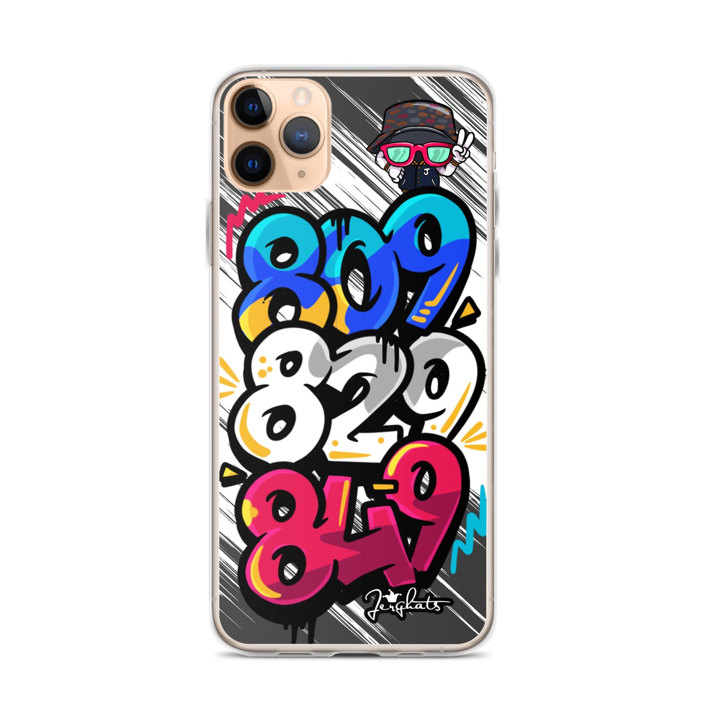 DR Area Code Clear Case for iPhone®
