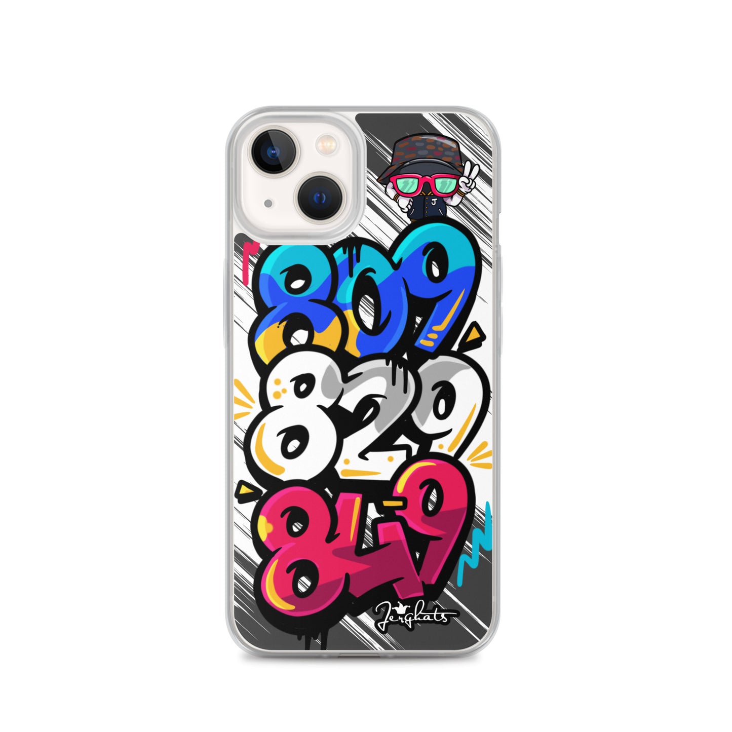 DR Area Code Clear Case for iPhone®