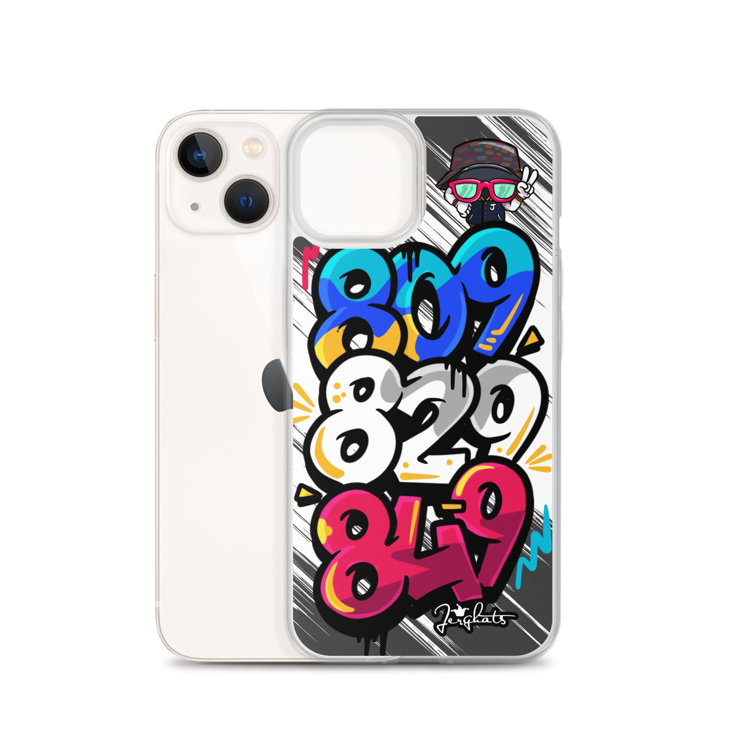 DR Area Code Clear Case for iPhone®