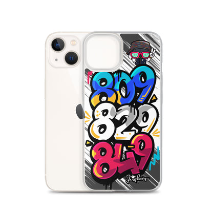 DR Area Code Clear Case for iPhone®