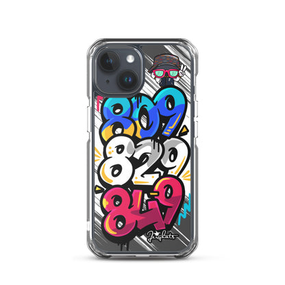 DR Area Code Clear Case for iPhone®