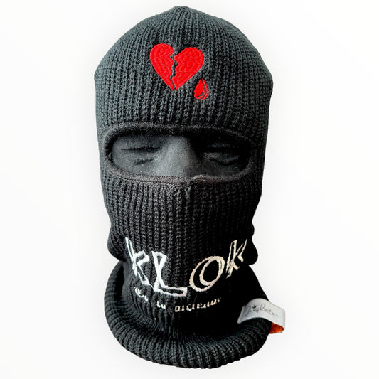 KloK tu ta D Ski Mask Broken Heart