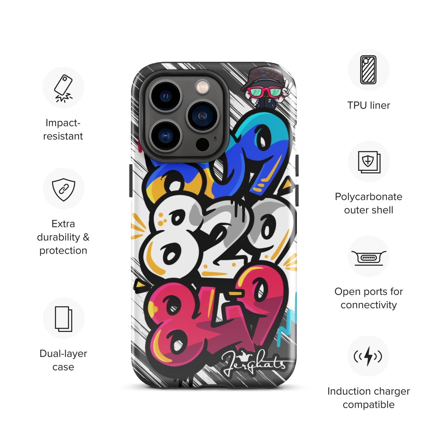 DR Area code Tough Case for iPhone®