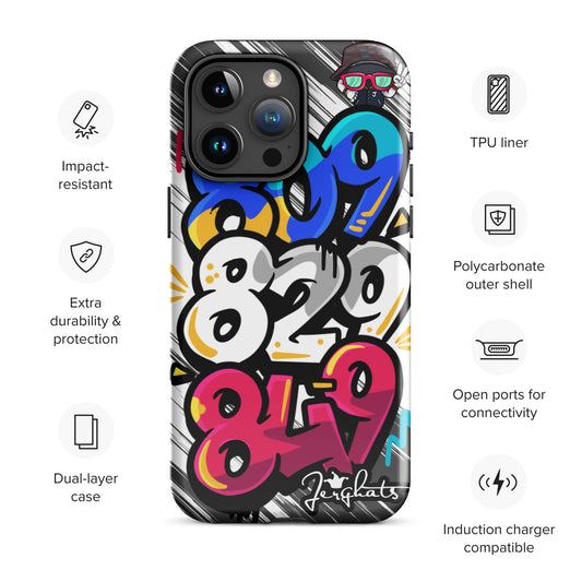 DR Area code Tough Case for iPhone®