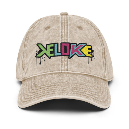 Keloke Vintage Cotton Twill Cap