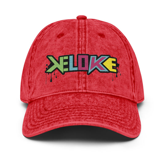 Keloke Vintage Cotton Twill Cap