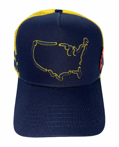 US Map Trucker Hat