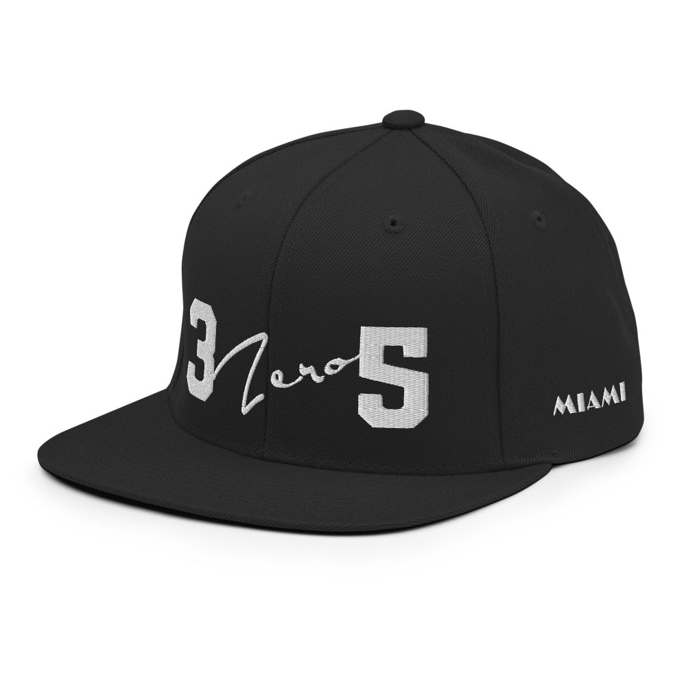 Miami 3 zero 5 Snapback Hat