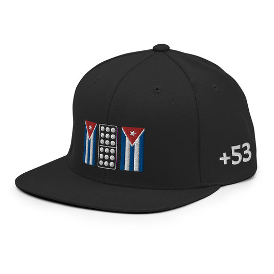 Cuba Double 9 Dominoes Snapback Hat