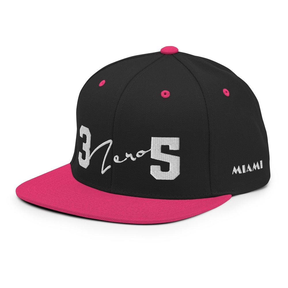 Miami 3 zero 5 Snapback Hat