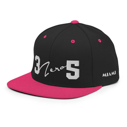 Miami 3 zero 5 Snapback Hat