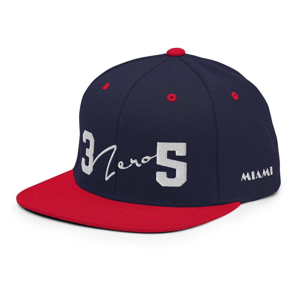 Miami 3 zero 5 Snapback Hat