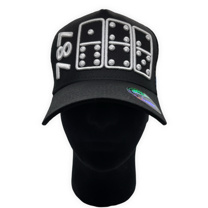 787 PR Area Code Dominoes Trucker Hat