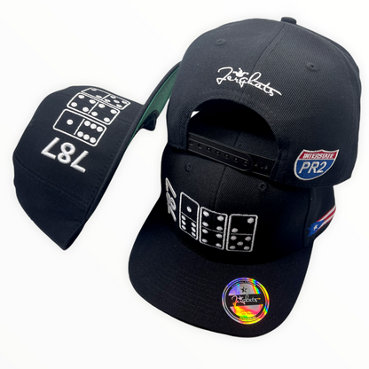 787 PR2 Area Code Dominoes SnapBack Cap