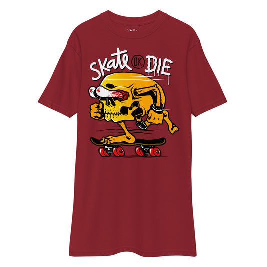 Skate or Die Men’s premium heavyweight tee
